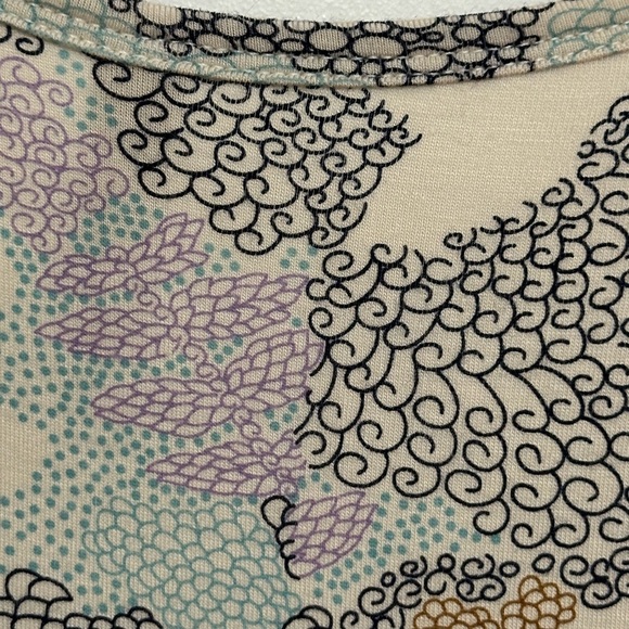 {Rachel Pally} Printed Modal/Spandex Wrap Dress - Sz Small - Picture 6 of 9